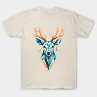 Polygonal deer T-Shirt